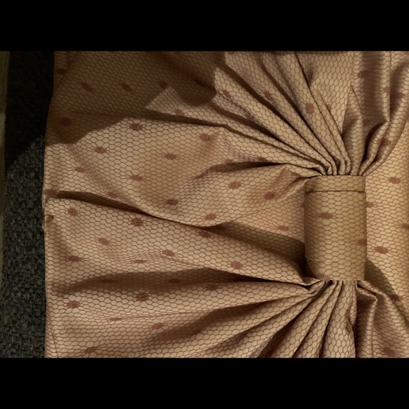 Lace fabric clutch Rose & Rose Beige RedValentino - Picture 5 of 10